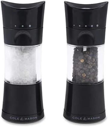 Cole & Mason Harrogate Inverta Salt And Pepper Mill Gift Set, Black, 15.5 Cm 4 Cole & Mason Harrogate Inverta Salt And Pepper Mill Gift Set, Black, 15.5 Cm - Image 4