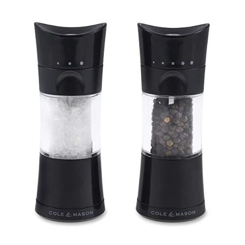 Cole & Mason Harrogate Inverta Salt And Pepper Mill Gift Set, Black, 15.5 Cm 1 Cole & Mason Harrogate Inverta Salt And Pepper Mill Gift Set, Black, 15.5 Cm