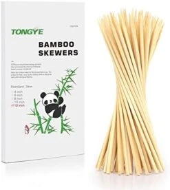 [200 PCS] 6 Inch Bamboo Skewers, Premium Wooden Skewers Without Splinters, Skewers For Grilling, BBQ, Appetizer, Fruit Kabobs, Chocolate Fountain, Cocktail Toothpicks, And Food Skewer Sticks. -Peugeot Shop 41K7ytMqdcL. AC