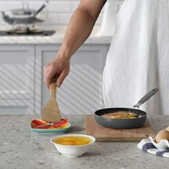 Olorful Hand Painted Spoon Rest - 4.75 Inches Ceramic Spoon Holder For Kitchen Counter Stove Top, Dishwasher Safe, Multicolor -Peugeot Shop 41K9nZ0IwVL