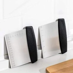 Dough Scraper Stainless Steel Bench Scraper Bread Cake Pastry Pizza Food Cutter With Measuring Scale Multipurpose Kitchen Baking Tool -Peugeot Shop 41KEHTKUZSL