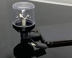 Storchenbeck Electric USB Portbale Pocket Metal Alloy Grinder Herb Tabacco Crusher Cracker (Black) -Peugeot Shop 41KEa63jmIS