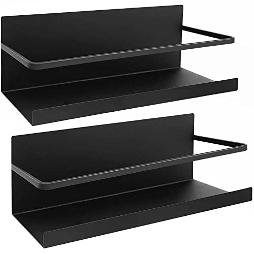 Feokely 2 Pack Magnetic Spice Rack, Premium Quality Magnetic Spice Rack For Refrigerator, Strong Magnetic Spice Rack For Holding Jars, Perfect Space Saving Magnetic Shelf 1 Feokely 2 Pack Magnetic Spice Rack, Premium Quality Magnetic Spice Rack For Refrigerator, Strong Magnetic Spice Rack For Holding Jars, Perfect Space Saving Magnetic Shelf