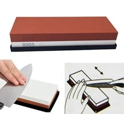 Premium Sharpening Stones Double Sided Grit 1000/4000 Whetstone - Kitchen Knife Sharpener Waterstone With Non-Slip Base -Peugeot Shop 41KMp4J6vBL. AC