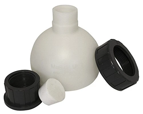 FASTFERMENT Yeast Harvesting Collection Ball - No More Sediment Contamination! Flat Bottomed Design For Your Home-Brew Kit. Rubber Bung And Teflon Tape Included (Collection Ball 14 Gallon) 1 FASTFERMENT Yeast Harvesting Collection Ball - No More Sediment Contamination! Flat Bottomed Design For Your Home-Brew Kit. Rubber Bung And Teflon Tape Included (Collection Ball 14 Gallon)