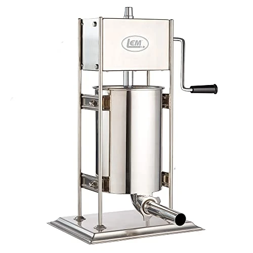 LEM Products Big Bite Stainless Steel Dual Gear Vertical Sausage Stuffer 1 LEM Products Big Bite Stainless Steel Dual Gear Vertical Sausage Stuffer
