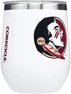 Corkcicle Stemless - 12oz NCAA Triple Insulated Stainless Steel Stemless Wine Glass, Auburn Tigers, Big Logo -Peugeot Shop 41KxEX4EuL. AC