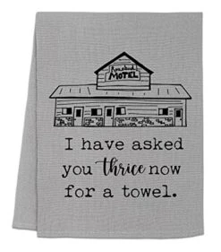 Funny Kitchen Towel, Fold In The Cheese, Flour Sack Dish Towel, Sweet Housewarming Gift, White -Peugeot Shop 41L la7ikL