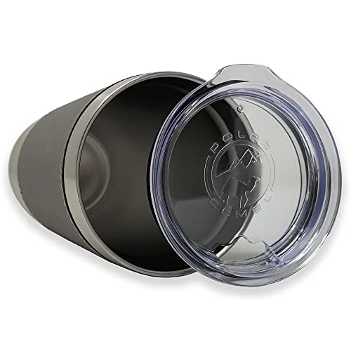 20oz Vacuum Insulated Tumbler Mug, Bass Fish, Personalized Engraving Included (Faux Leather, Gray) 1 20oz Vacuum Insulated Tumbler Mug, Bass Fish, Personalized Engraving Included (Faux Leather, Gray)