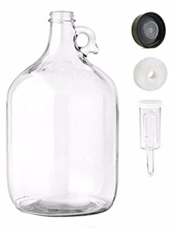 1Gallon Jug With Econolock, Polyseal Lid, 38 Mm Screw Cap W/ Hole