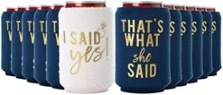 I Said Yes And That's What She Said Bachelorette Party Can Coolers, Set Of 12 Beer Can Coolies, Perfect Bachelorette Party Decorations And Bridesmaid Gifts (Black) 15 I Said Yes And That's What She Said Bachelorette Party Can Coolers, Set Of 12 Beer Can Coolies, Perfect Bachelorette Party Decorations And Bridesmaid Gifts (Black) -Peugeot Shop 41LLAtBl06L. AC