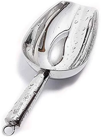 Stainless Steel Scoop For Ice, 9.6 Inch Metal Food Scoop Kitchen Bar Party Wedding Heavy Duty Dishwasher Safe - 8 Oz 7 Stainless Steel Scoop For Ice, 9.6 Inch Metal Food Scoop Kitchen Bar Party Wedding Heavy Duty Dishwasher Safe - 8 Oz - Image 7