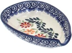 Ish Pottery Sage Floral Small Spoon Rest -Peugeot Shop 41LuE8DnF L. AC