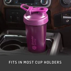 Just For Fun Motivational Classic V2 Shaker Bottle Perfect For Protein Shakes And Pre Workout, 28-Ounce, Donut Ever Give Up,Pink -Peugeot Shop 41MCmxQ5noL 1