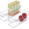 BPA-Free Plastic Pantry And Kitchen Storage, Freezer And Fridge Organizer Bin With Easy Grip Handles – 14.5" X 5" X 5", Set Of 2, Clear