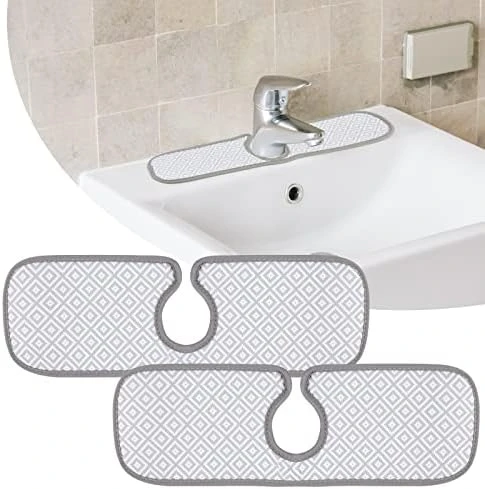 Faucet Absorbent Mat, 2 Packs Eco-friendly Sink Drip And Splash Protector, Dishwasher Safe Microfiber Dish Drying Mat For Kitchen, Bar, And RV, 17.7 Inches X 3.9 Inches 9 Faucet Absorbent Mat, 2 Packs Eco-friendly Sink Drip And Splash Protector, Dishwasher Safe Microfiber Dish Drying Mat For Kitchen, Bar, And RV, 17.7 Inches X 3.9 Inches - Image 9