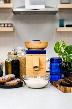 Mill Harvest 450 Watt Stone Grain Mill Royal Blue -Peugeot Shop 41MNCVHO4IL