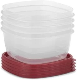Rubbermaid Easy Find Lids Food Storage Container, 2.5 Gallon, Racer Red -Peugeot Shop 41MYkLvL3nL. AC