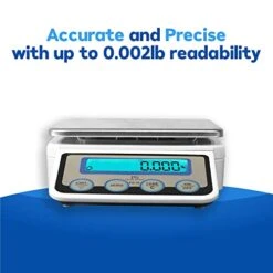 -10 Digital Kitchen Portion Scale - 11lb Electric Kitchen Scale With 0.002lb Readability - Removable Platter & LCD Display - Lb, Oz, G Unit Conversion (AC & Battery Powered) -Peugeot Shop 41MZmgTHmzL