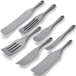 Silicone Spurtle Set, Silicone Spatula Set, Heat Resistant Cooking Utensil For Nonstick Cookware, Serving，Baking, Whisking, Smashing, Scooping, Spreading, 4 Piece -Peugeot Shop 41Mb92xgLWL. AC