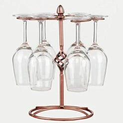 Wine Glass Rack, Countertop Wine Glass Holder, Elegant Freestanding Tabletop Stemware Storage Rack/Wine Glass Stand Racks Holder With 6 Hooks Kitchen Glasses Accessories For Home Bar Storage, Stemware Racks, Bronze 14 Wine Glass Rack, Countertop Wine Glass Holder, Elegant Freestanding Tabletop Stemware Storage Rack/Wine Glass Stand Racks Holder With 6 Hooks Kitchen Glasses Accessories For Home Bar Storage, Stemware Racks, Bronze -Peugeot Shop 41MeotO2hEL. AC