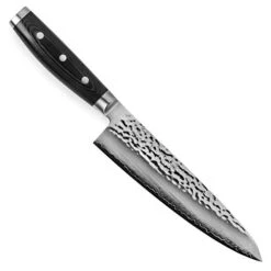Chef's Knife - Made In Japan - HD Series - VG10 Hammered Damascus Stainless Steel Gyuto - 8"