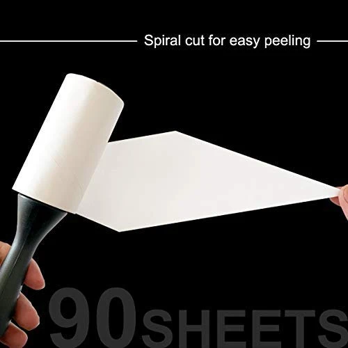 RVO Lint Roller, 2 Handles With 6 Rolls, 90 Sheets Per Roll, Removes Dust, Dirt, Dandruff, Pet Hair From Clothes, Furniture And Carpet. 3 RVO Lint Roller, 2 Handles With 6 Rolls, 90 Sheets Per Roll, Removes Dust, Dirt, Dandruff, Pet Hair From Clothes, Furniture And Carpet. - Image 3