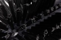 PARTA 45004EC03 Plastic Multi-Purpose Valve Brush, Pipe Brush, Round Brush With Polyester Bristles, Color Coded For Commercial Cleaning, Kitchen, Restaurant, Bathroom, 7.1 X 4 X 7.1 Inches, Black -Peugeot Shop 41MildGAYBL