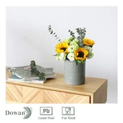 DOWAN Kitchen Utensil Holder, 6.2” Extra Utensil Holders For Countertop, Heavy Ceramic Utensil Crock, Anti Slip & Scratch Cork Bottom, Grey Utensil Organizer For Home Décor 7 DOWAN Kitchen Utensil Holder, 6.2” Extra Utensil Holders For Countertop, Heavy Ceramic Utensil Crock, Anti Slip & Scratch Cork Bottom, Grey Utensil Organizer For Home Décor -Peugeot Shop 41MjAr1fnwL