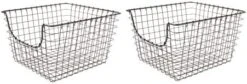 Oop Wire Basket (Industrial Gray) - Storage Bin & Décor For Bathroom, Closet, Pantry, Under Sink, Toy, Shelf, Kitchen, & Nursery Organization 19 Oop Wire Basket (Industrial Gray) - Storage Bin & Décor For Bathroom, Closet, Pantry, Under Sink, Toy, Shelf, Kitchen, & Nursery Organization -Peugeot Shop 41MriN t9CL. AC