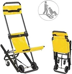 BMINK Manual Stair Chair, Portable Folding Stair Chair Multifunction Portable Foldable Stair Stretcher Lift Ambulance Firefighter Evacuation Lift -Peugeot Shop 41MsqeTAHPL
