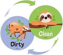 Sloth Stuff-Dishwasher Magnet Clean Dirty Sign -Double Sided Magnet Flip With Magnetic Plate For Any Dishwasher-Funny Signs Kitchen Gifts For Women Mom Kids -Peugeot Shop 41MyNJMlJPS. AC