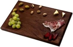 Large Edge Grain Walnut Cutting Board With Juice Groove By Kurouto -17x11 - Made In USA -Peugeot Shop 41N vwEVf6L. AC