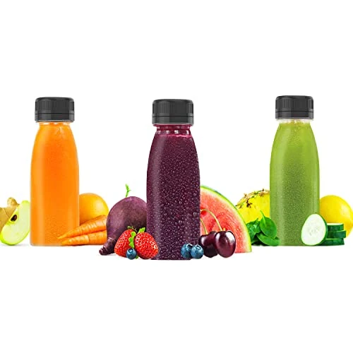 6 Pcs 4 Oz Plastic Juice Bottles Empty Clear Containers With Tamper Proof Lids For Juice, Milk And Other Beverage 3 6 Pcs 4 Oz Plastic Juice Bottles Empty Clear Containers With Tamper Proof Lids For Juice, Milk And Other Beverage - Image 3