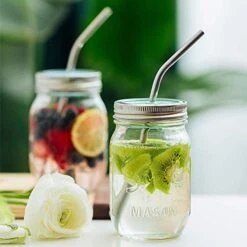 Iware 12-Pack Reusable Stainless Steel Metal Straws With Case - Long Drinking Straws For 30 Oz And 20 Oz Tumblers Yeti Dishwasher Safe - 2 Cleaning Brushes Included 15 Iware 12-Pack Reusable Stainless Steel Metal Straws With Case - Long Drinking Straws For 30 Oz And 20 Oz Tumblers Yeti Dishwasher Safe - 2 Cleaning Brushes Included -Peugeot Shop 41N8ox7MQHL