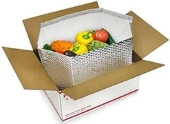 Foil Insulated Box Liners 12" X 12" X 5.5", Pack Of 5 Insulated Shipping Boxes For Frozen Food, Double-Layer Insulated Shipping Containers, Leakproof Cold Shipping Boxes For Frozen Fish, Meat 24 Foil Insulated Box Liners 12" X 12" X 5.5", Pack Of 5 Insulated Shipping Boxes For Frozen Food, Double-Layer Insulated Shipping Containers, Leakproof Cold Shipping Boxes For Frozen Fish, Meat -Peugeot Shop 41NFjxnbiQL. AC 1
