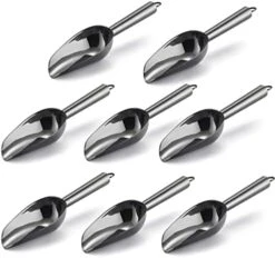 Mini Scoop, E-far 3 Ounce Stainless Steel Kitchen Utility Scoops, Ideal For Candy/Ice Cube/Flour/Sugar/Coffee Bean/Protein Powder, Food Grade & Anti Rust, Easy Clean & Dishwasher Safe (4 Pack) 21 Mini Scoop, E-far 3 Ounce Stainless Steel Kitchen Utility Scoops, Ideal For Candy/Ice Cube/Flour/Sugar/Coffee Bean/Protein Powder, Food Grade & Anti Rust, Easy Clean & Dishwasher Safe (4 Pack) -Peugeot Shop 41NPmChhhAL. AC