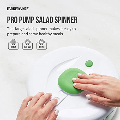 Easy To Use Pro Pump Spinner, Large 6.6 Quart, Green & Professional Heat Resistant Nylon, Masher & Smasher Meat, Ground Beef, Turkey & More, Hamburger Chopper Utensil, Pack Of 1, Black 3 Easy To Use Pro Pump Spinner, Large 6.6 Quart, Green & Professional Heat Resistant Nylon, Masher & Smasher Meat, Ground Beef, Turkey & More, Hamburger Chopper Utensil, Pack Of 1, Black - Image 3