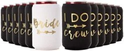 I Do Crew And Bride Bachelorette Party Can Coolers, Set Of 12 Beer Can Coolies, Perfect Bachelorette Party Decorations And Bridesmaid Gifts (Navy Blue) -Peugeot Shop 41NYoVZUCnL. AC
