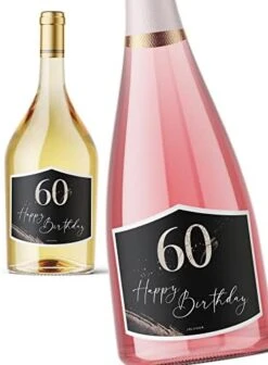 Coon 50th Birthday Wine Bottle Labels - 50th Birthday Party Favors - Golden Glamour -Peugeot Shop 41NfxL6ywDL. AC