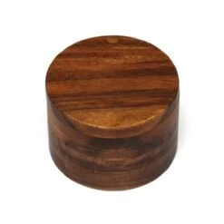 Acacia Wood Salt Or Spice Box With Swivel Cover, 3-1/2" X 2-1/2" -Peugeot Shop 41Nm8Uyli7L