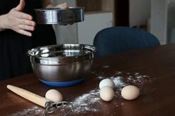 Pack Of 2 Danish Dough Whisk Blender Dutch Bread Whisk Hook Wooden Hand Mixer Bread Baking Tools For Cake Bread Pizza Pastry Biscuits Tool Stainless Steel Ring 13.5 Inches 0.22 Lb/pcs -Peugeot Shop 41Nr6JtRvrL