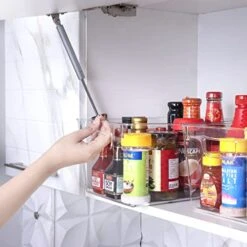 Pantry Organization And Storage Bins - Set Of 4 Large Pantry Organizer Bins - Clear Organizing Bins Or Clear Storage Bins For Organization - Fridge Organizer With Built In Handles -Peugeot Shop 41NrKzadBCL