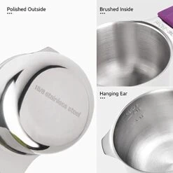 Measuring Cups, U-Taste Magnetic Measuring Cups And Spoons Set Of 13 In 18/8 Stainless Steel: 7 Measuring Cups And 5 Measuring Spoons With 1 Professional Magnetic Measurement Conversion Chart -Peugeot Shop 41Nu4XoiM3L