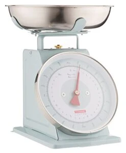 Typhoon Yphoon Living Kitchen Weighing Scales With Stainless Steel Bowl, 15 X 26 X 22 Cm, Blue