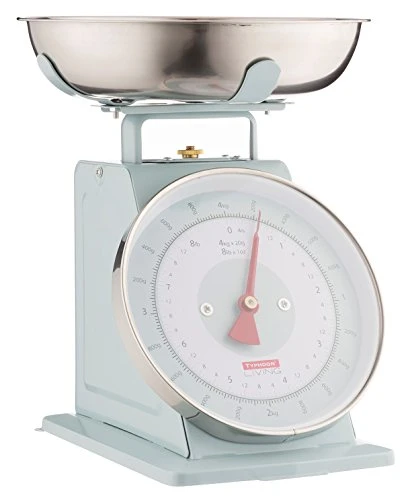 Typhoon Yphoon Living Kitchen Weighing Scales With Stainless Steel Bowl, 15 X 26 X 22 Cm, Blue 1 Typhoon Yphoon Living Kitchen Weighing Scales With Stainless Steel Bowl, 15 X 26 X 22 Cm, Blue