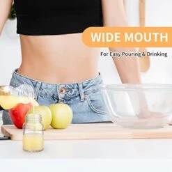 2oz Glass Jars With Lids - Glass Shot Bottles Set For Liquids, Juicing, Ginger Shot, Sample - Small Containers With Screw Caps - Clear Mini Round Bottles - Leakproof/Wide Mouth - 8 Pack 7 2oz Glass Jars With Lids - Glass Shot Bottles Set For Liquids, Juicing, Ginger Shot, Sample - Small Containers With Screw Caps - Clear Mini Round Bottles - Leakproof/Wide Mouth - 8 Pack -Peugeot Shop 41Ny5K9Ax6L