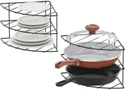 DecoBros 3-Tier Counter And Cabinet Corner Shelf Organizer, Chrome 14 DecoBros 3-Tier Counter And Cabinet Corner Shelf Organizer, Chrome -Peugeot Shop 41O49OeEqgL. AC