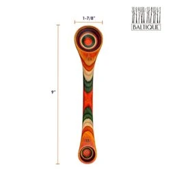 Ique Marrakesh Collection 2 In 1 Wooden Measuring Spoon With Tablespoon And Teaspoon Measurements -Peugeot Shop 41O5EtEqM5L