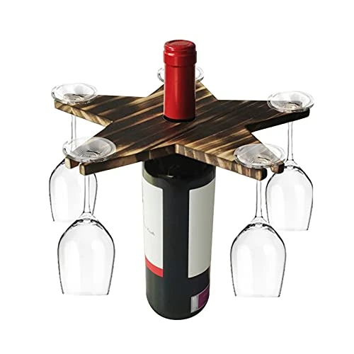 Holder And Glass Rack Bottle Wood Holiday Holder Wooden Wine Outdoor Wine Wine Housekeeping & Organizers Blanket Plastic Storage Bags 2 Holder And Glass Rack Bottle Wood Holiday Holder Wooden Wine Outdoor Wine Wine Housekeeping & Organizers Blanket Plastic Storage Bags - Image 2